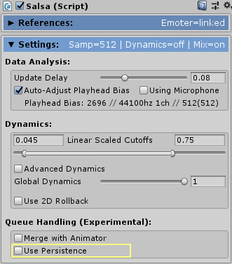 salsa-experimental-settings